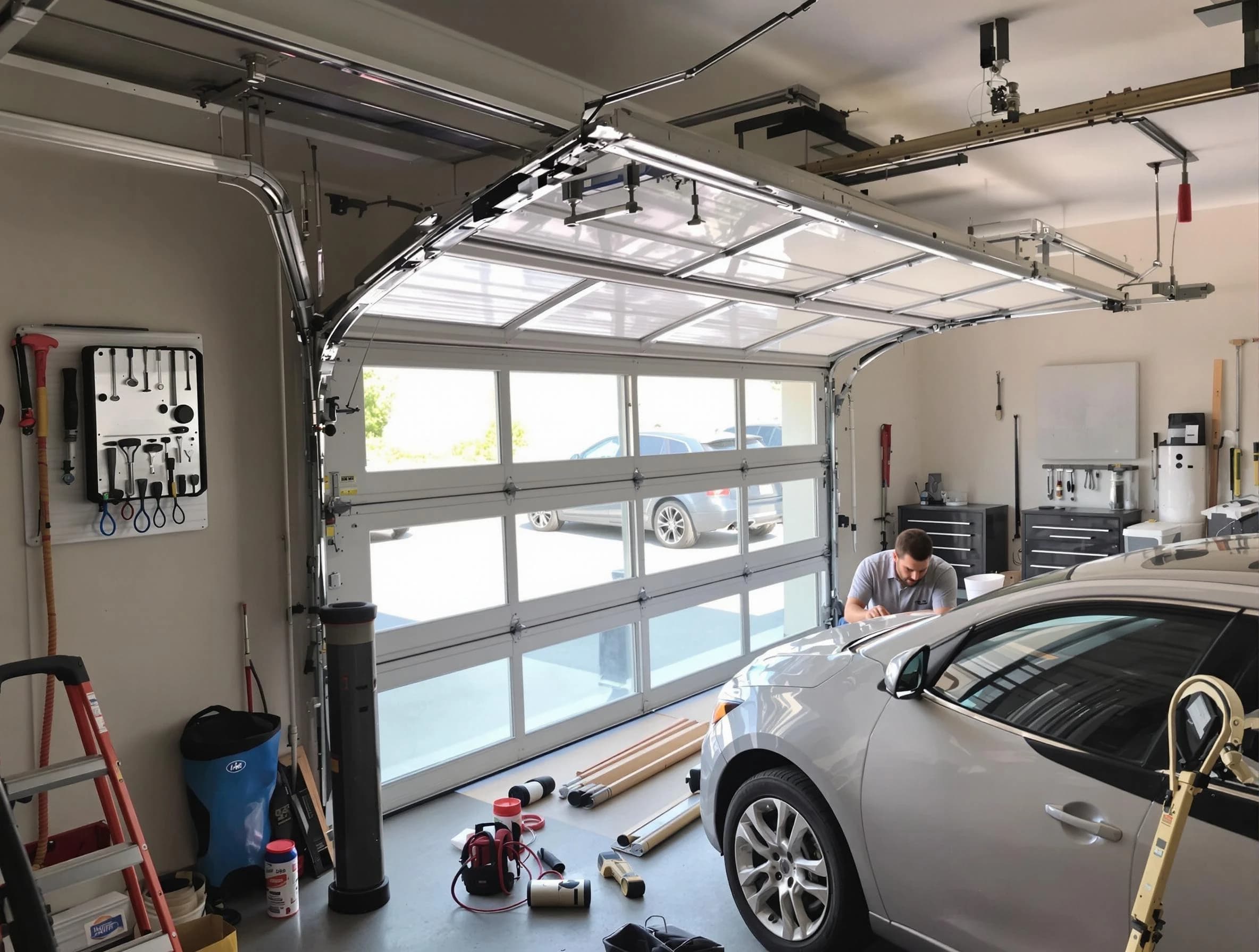 Garage door noise reduction service by Odenville Garage Door Repair in Odenville