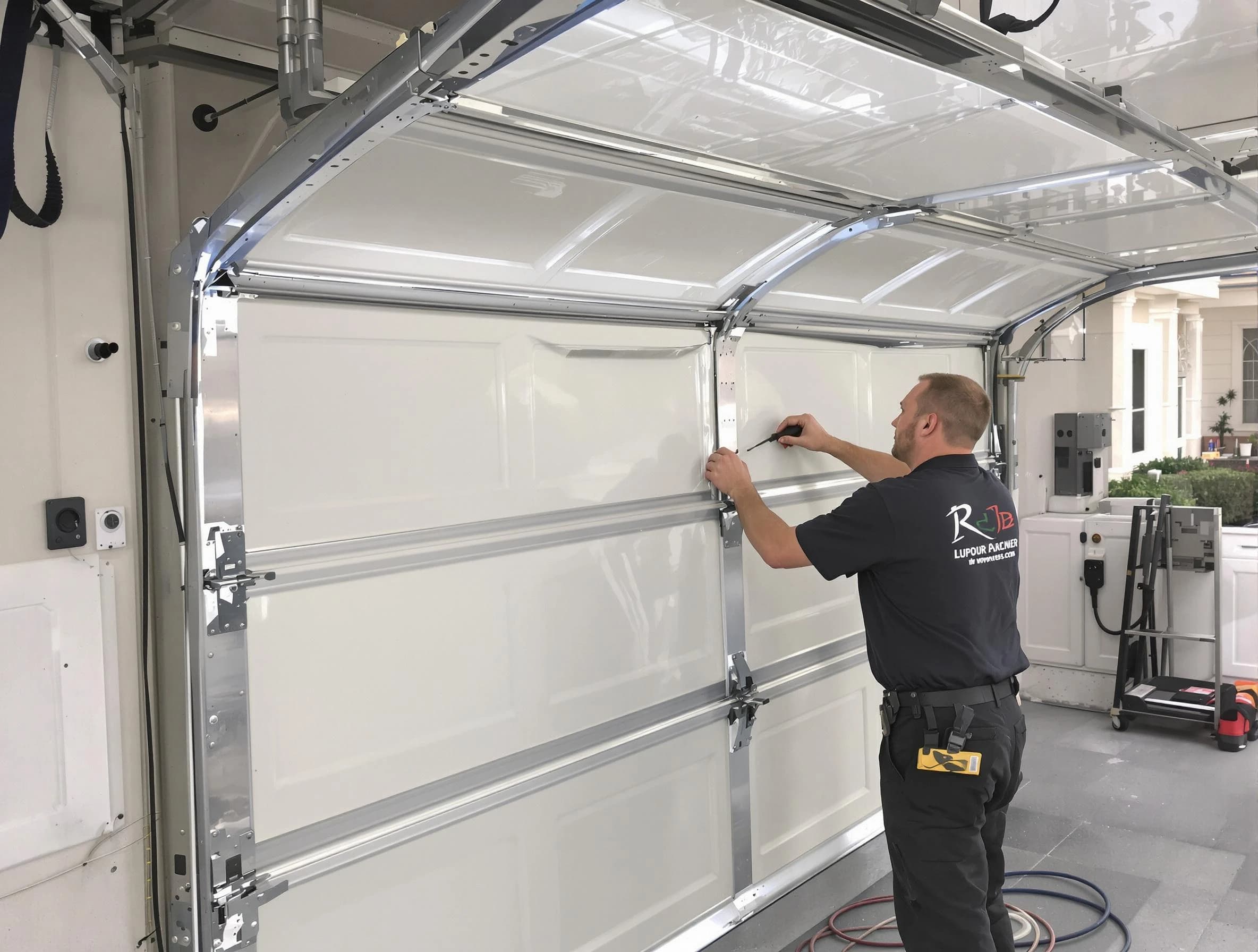 Odenville Garage Door Repair professional performing panel repair in Odenville
