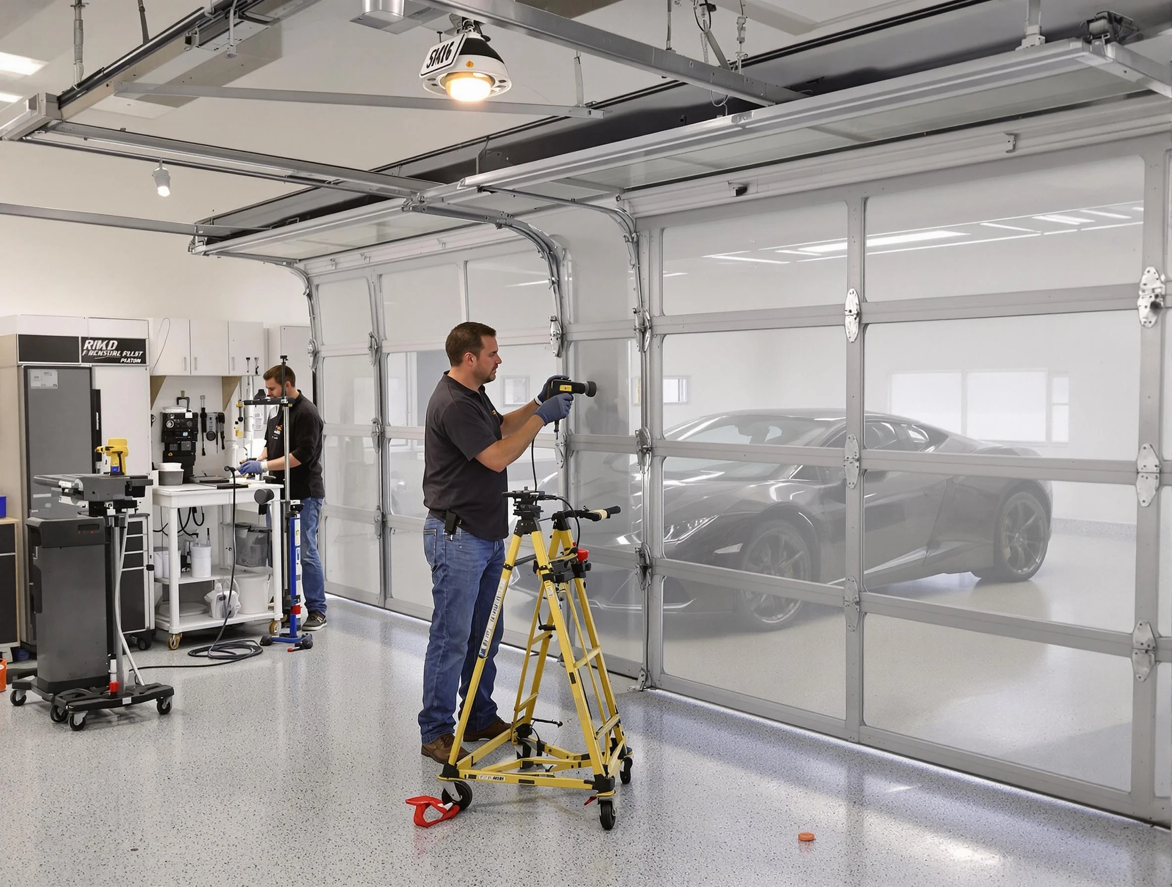 Garage Door Dents Repair in Odenville