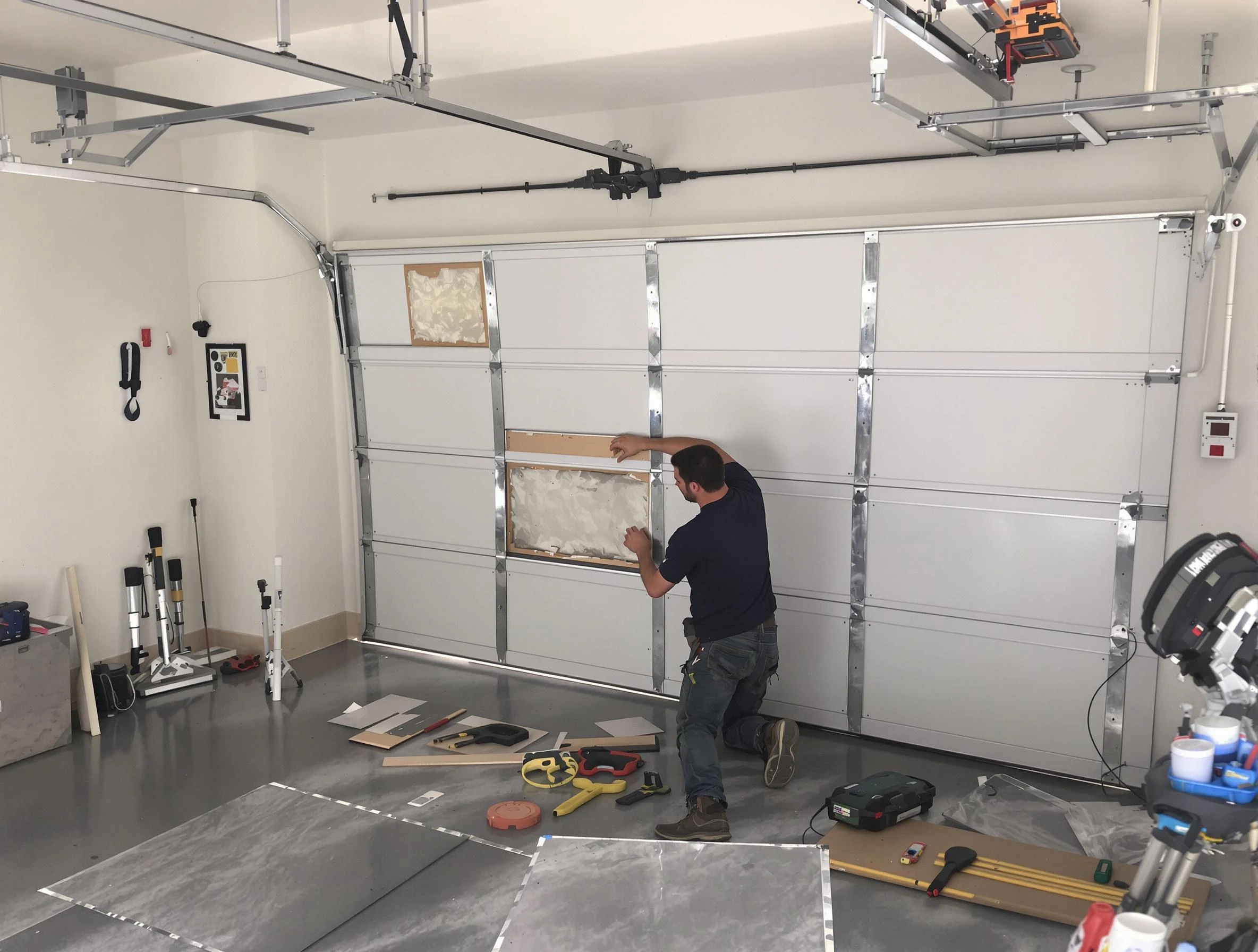 Garage Door Panel Repair in Odenville