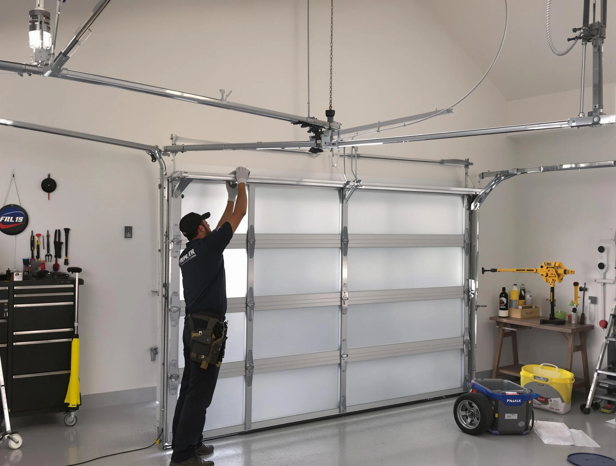 Odenville Garage Door Repair certified team performing precision garage door installation in Odenville