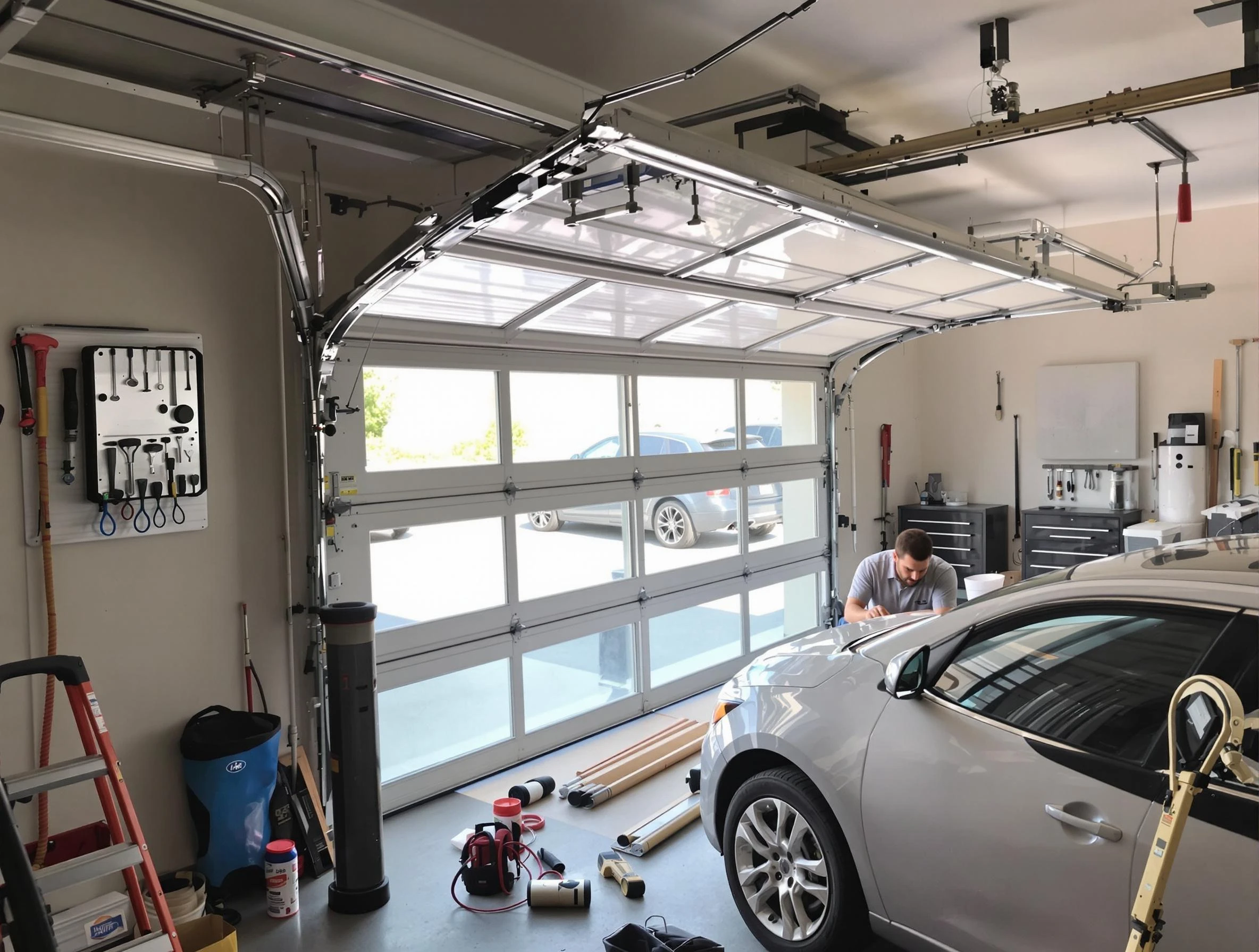 Garage door noise reduction service by Odenville Garage Door Repair in Odenville