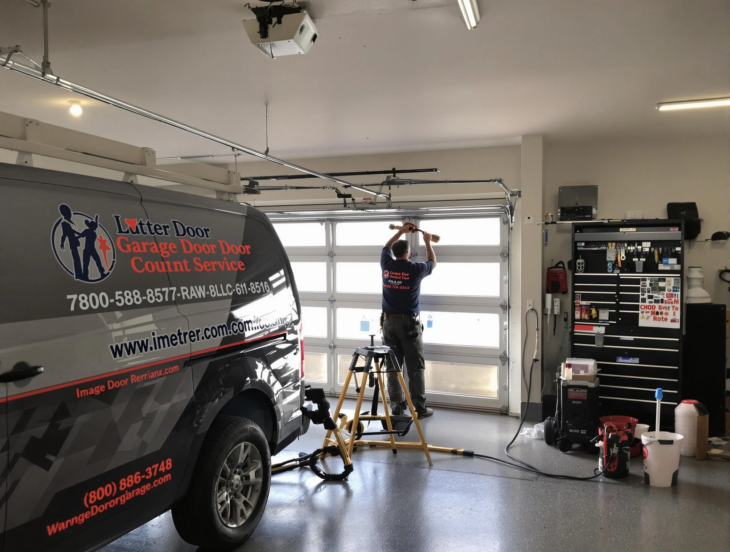 Odenville Garage Door Repair rapid response team performing same-day repair in Odenville