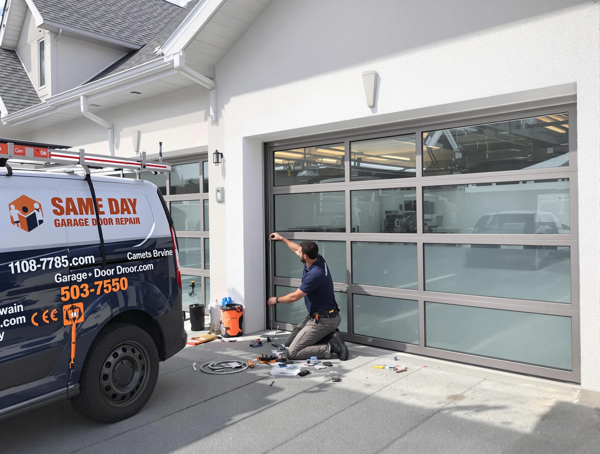Same-day garage door repair service by Odenville Garage Door Repair in Odenville